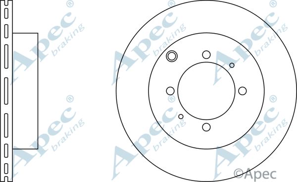 APEC BRAKING Jarrulevy DSK2131